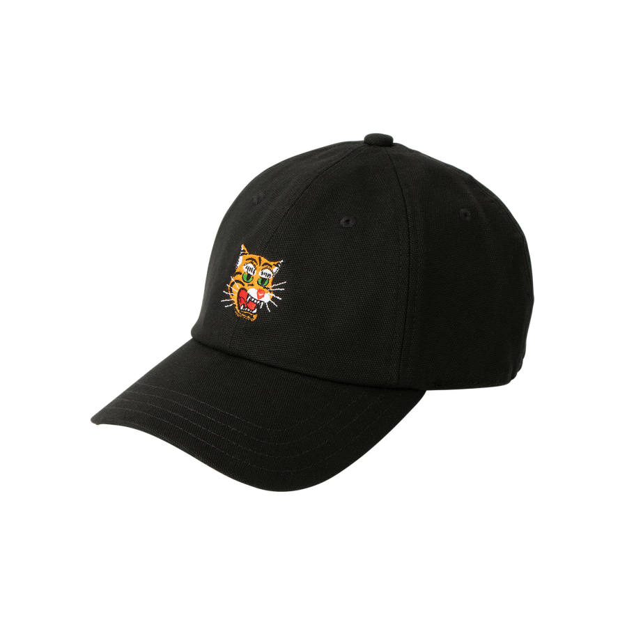 Onitsuka Tiger Cotton Baseball Caps Unisex Black