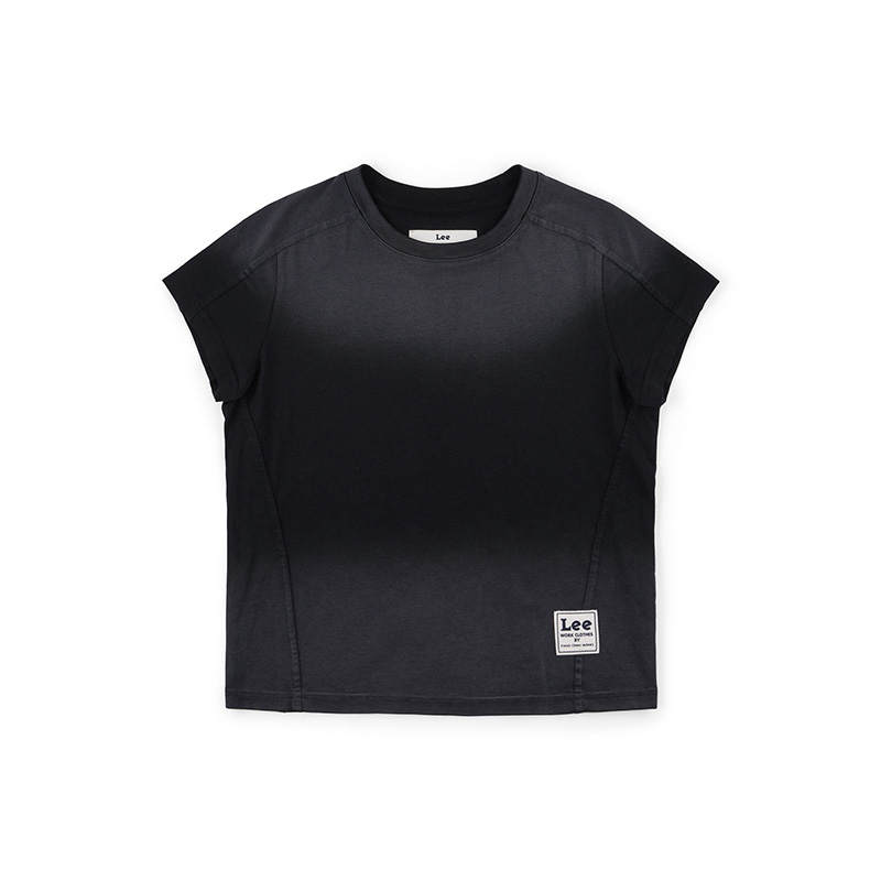 Feng Chen Wang Feng Chen Wang X Lee T Shirts Men's Black Crew Neck
