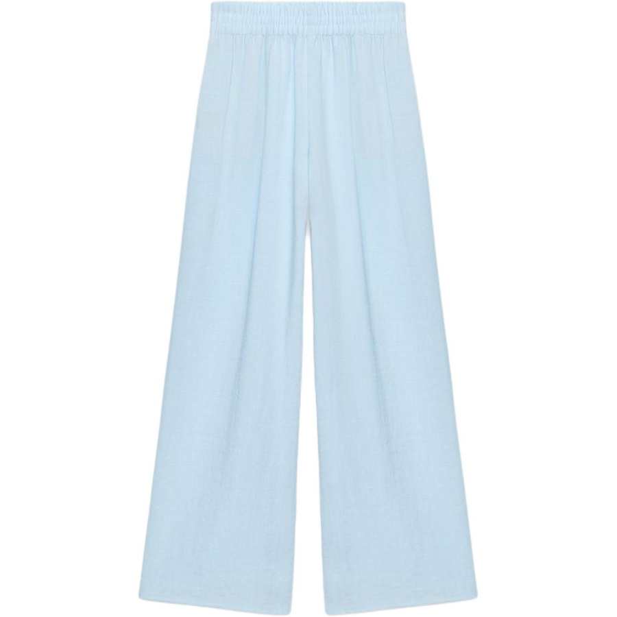 ZARA Casual Pants Women's Sky Blue Moderate Wide Leg Pants