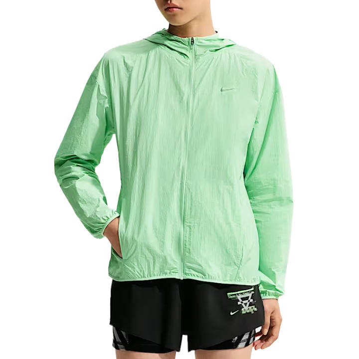 Nike Nike TEMPO Running Jackets Women's Cucumber Serenity Hooded Non Detachable Moderate