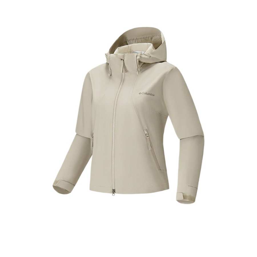 Columbia Windbreaker Jackets Women's Hooded Non Detachable Moderate