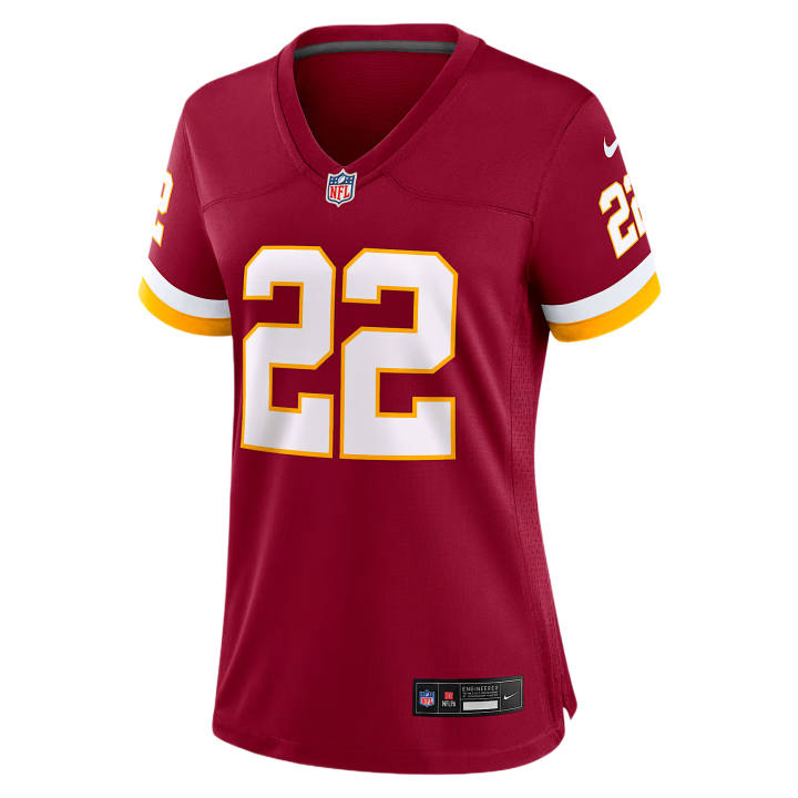 Nike Nike NFL Rugby Jerseys Women's Burgundy Red V Neck Moderate