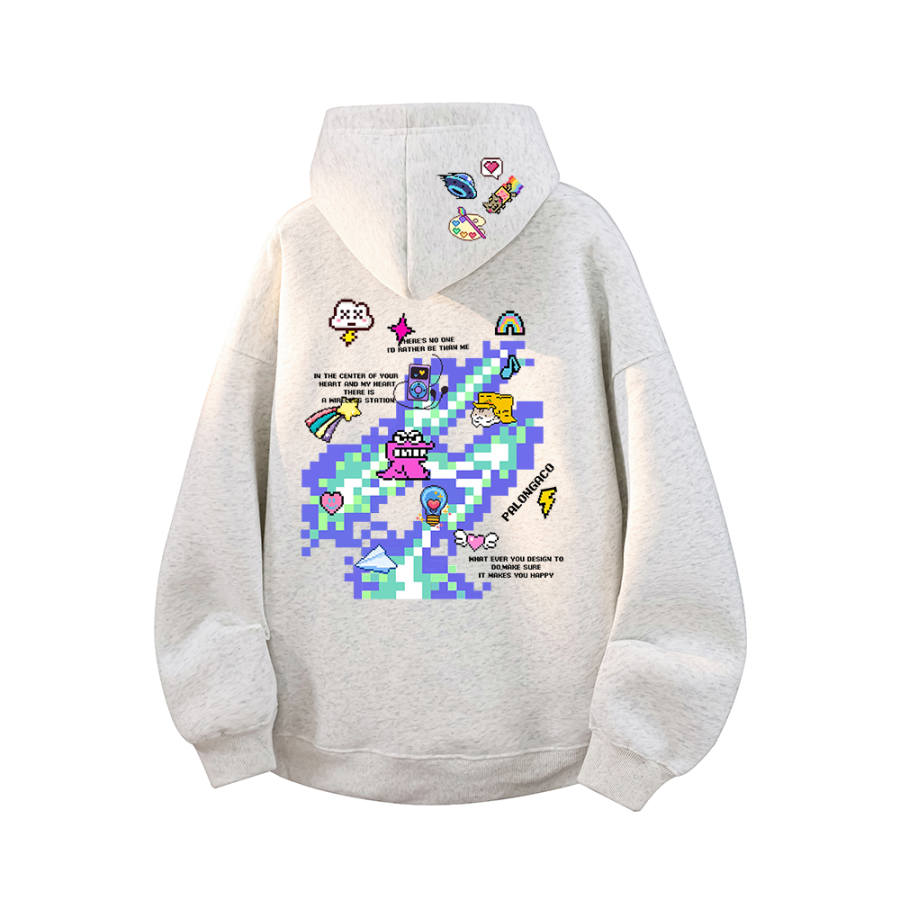 PAL ONGACO Sweatshirts Unisex Hooded Non Detachable Moderate Straight Fit
