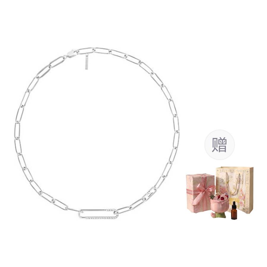 CALVIN KLEIN Wind Style Collection Titanium Steel Stainless Steel Niche, Trendy, Premium Aesthetic, Versatile, Necklace