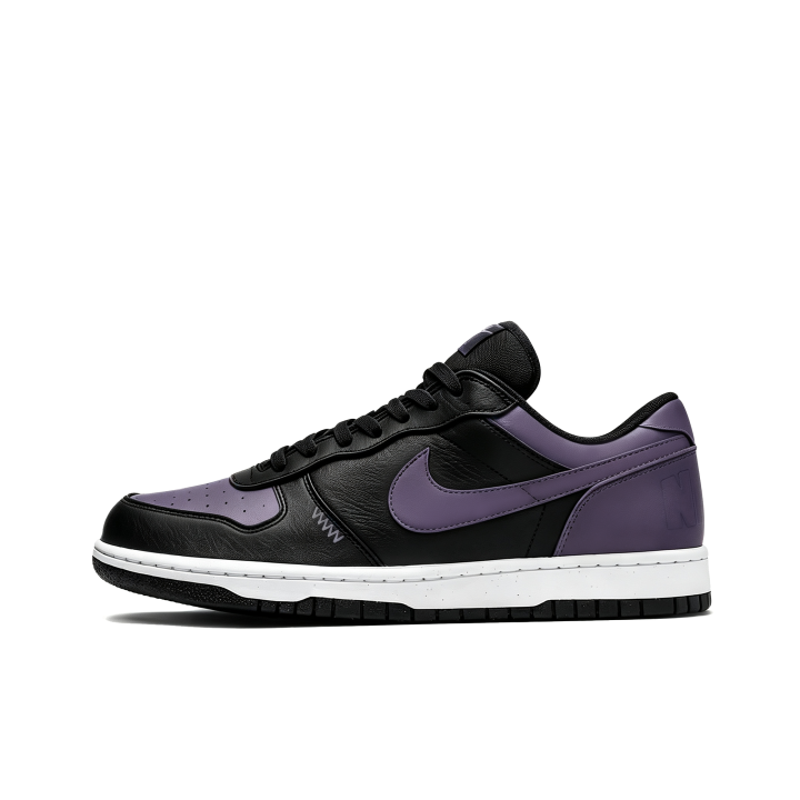 Nike Nike Big Low Lux Skateboard Shoes Men's Low Top Black Purple Contrast