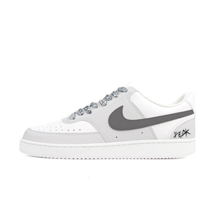 Nike Nike Court Vision 1 Skateboard Shoes Men's Low Top Black White Gray Multicolor
