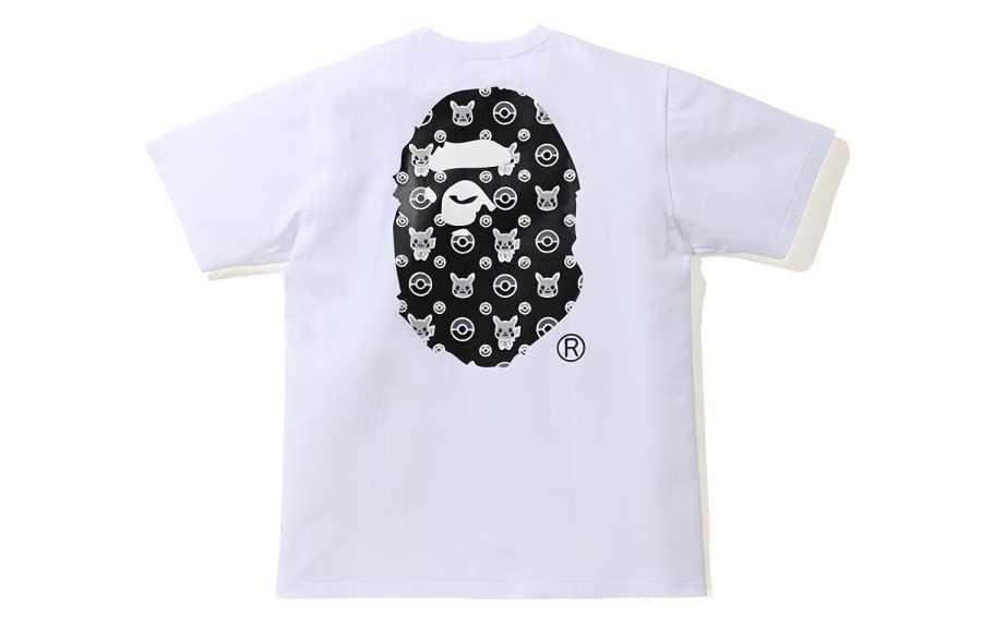 A BATHING APE x Pokemon Ape Head Series T Shirt Unisex