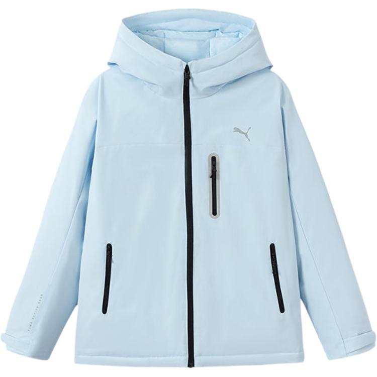PUMA Unisex Down Jackets Hooded Non Detachable Windproof