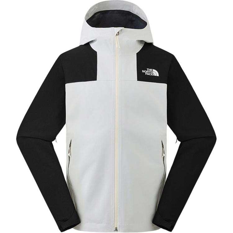 THE NORTH FACE Windbreaker Jackets Men's ROU/Dune White/Cosmic Black Hooded Non Detachable Moderate