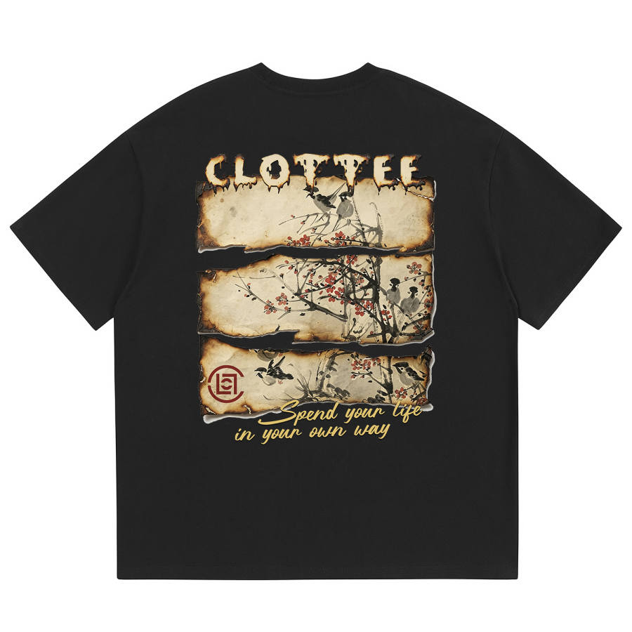 CLOT T Shirts Unisex Crew Neck Moderate Straight Fit