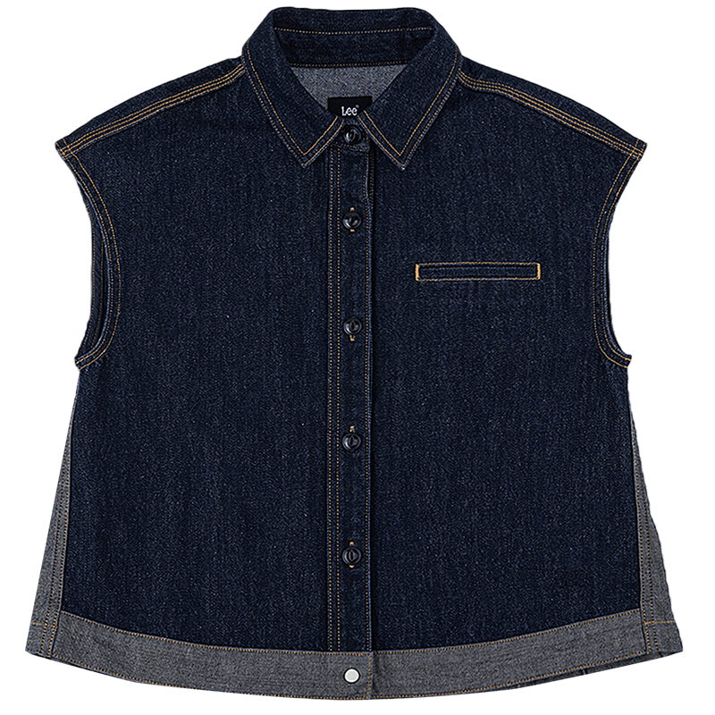 Lee Lee Vests Women's Washed Lapel Moderate