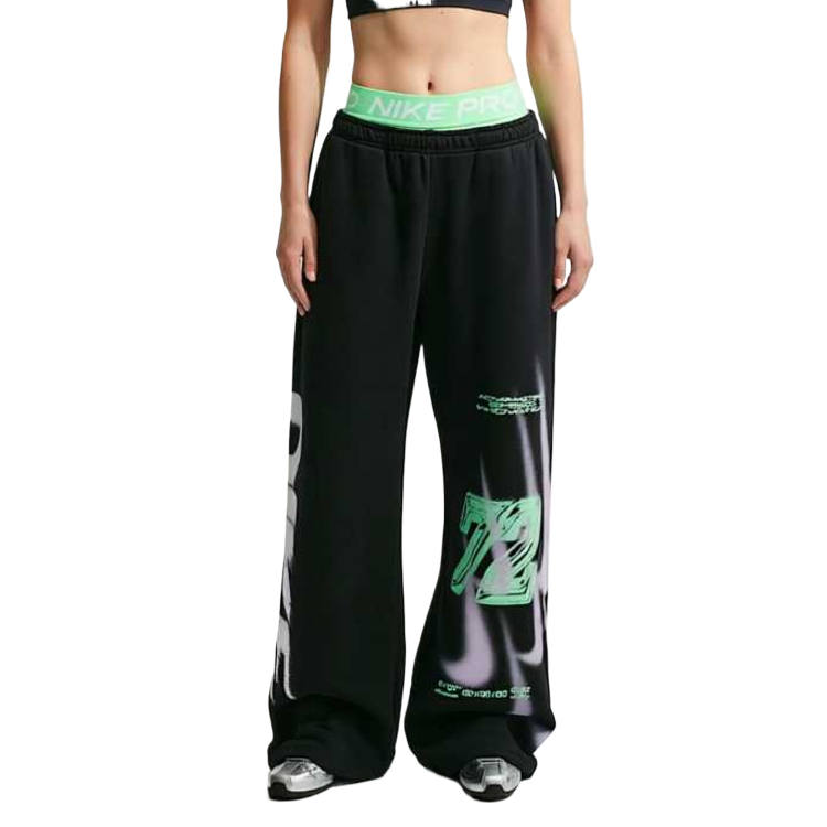 Nike Nike Knitted Sweatpants Women's All Black/Canvas Moderate Straight Fit Pants