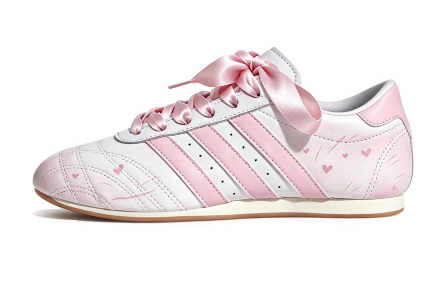 Adidas Originals Taekwondo Training Shoes Women's Low Top Black White Pink