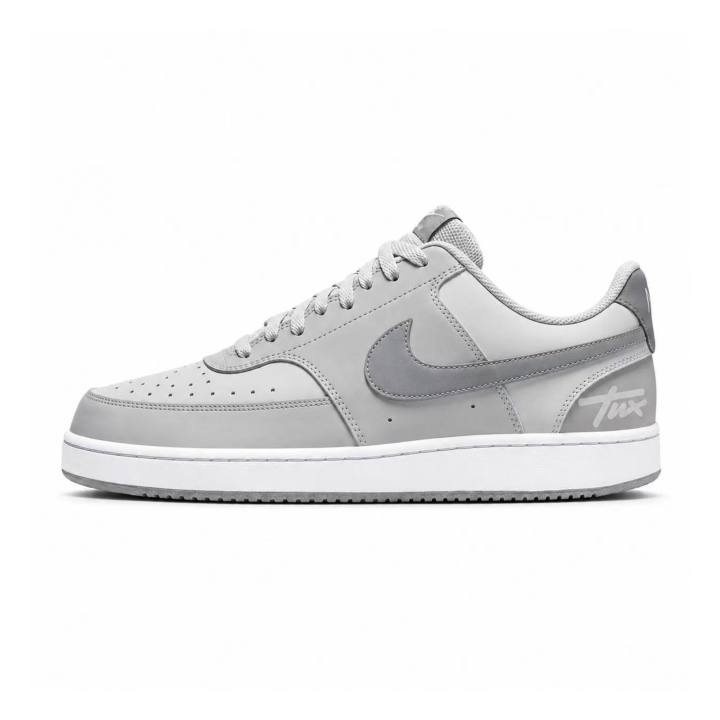 Nike Nike Court Vision Skateboard Shoes Men's Low Top Gray