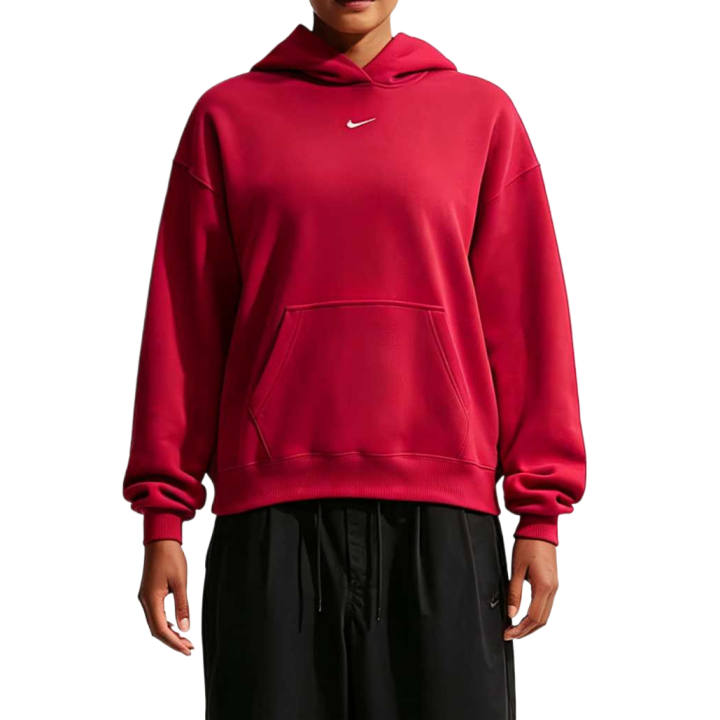 Nike Nike Sweatshirts Women's Resilient Red/Sail Hooded Non Detachable Moderate