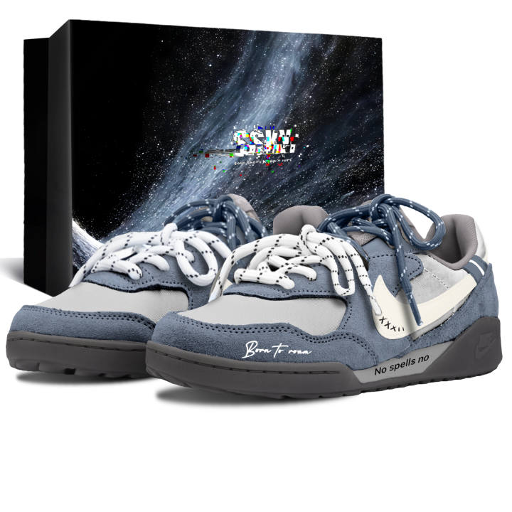 Nike Nike Terra Manta Casual Shoes Men's Low Top Navy Blue/White/Grey/Black