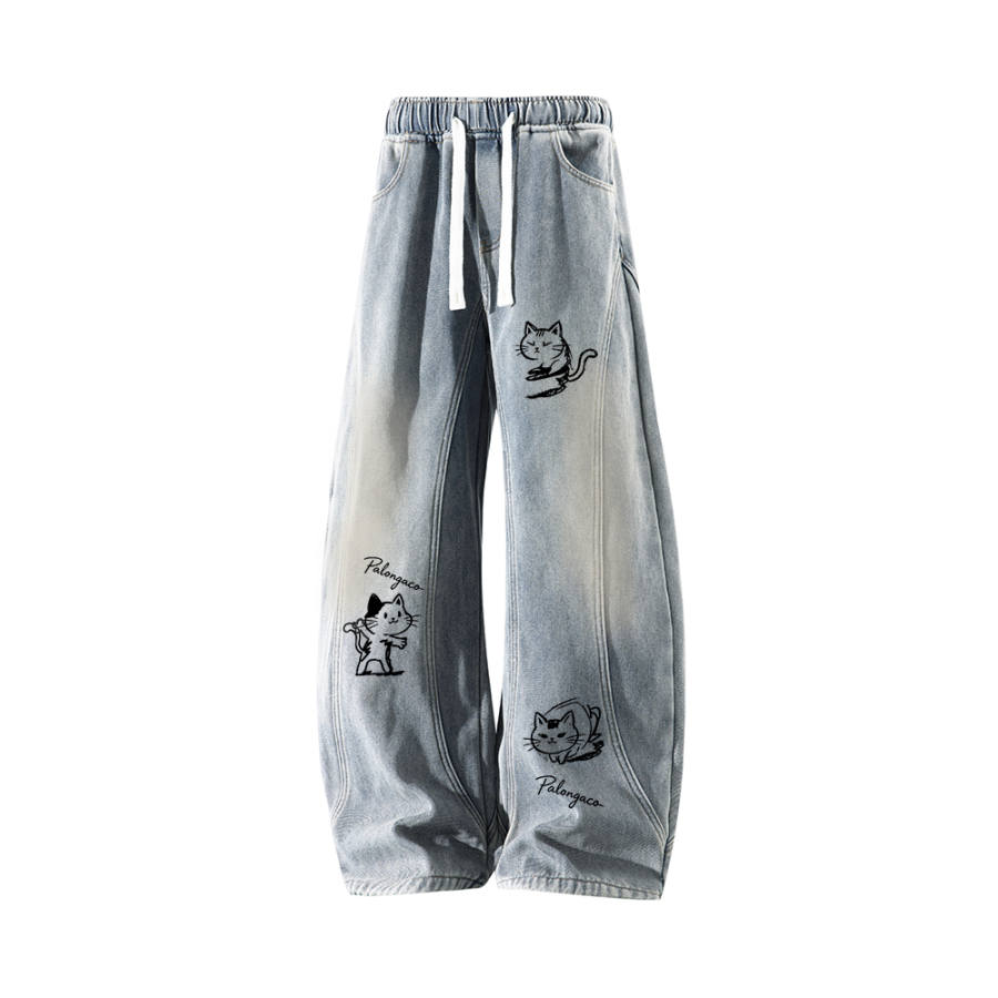PAL ONGACO Jeans Men's Moderate Scimitar Pants