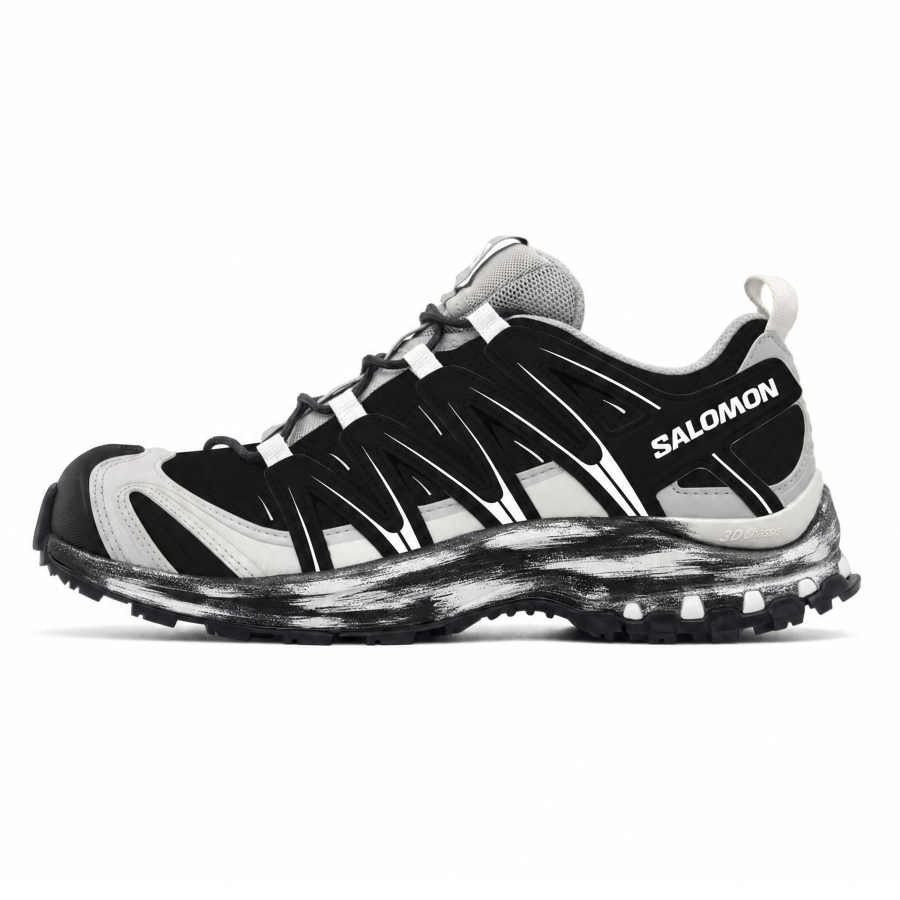 SALOMON XA PRO 3D Running Shoes Unisex Low Top Black/Gray/White