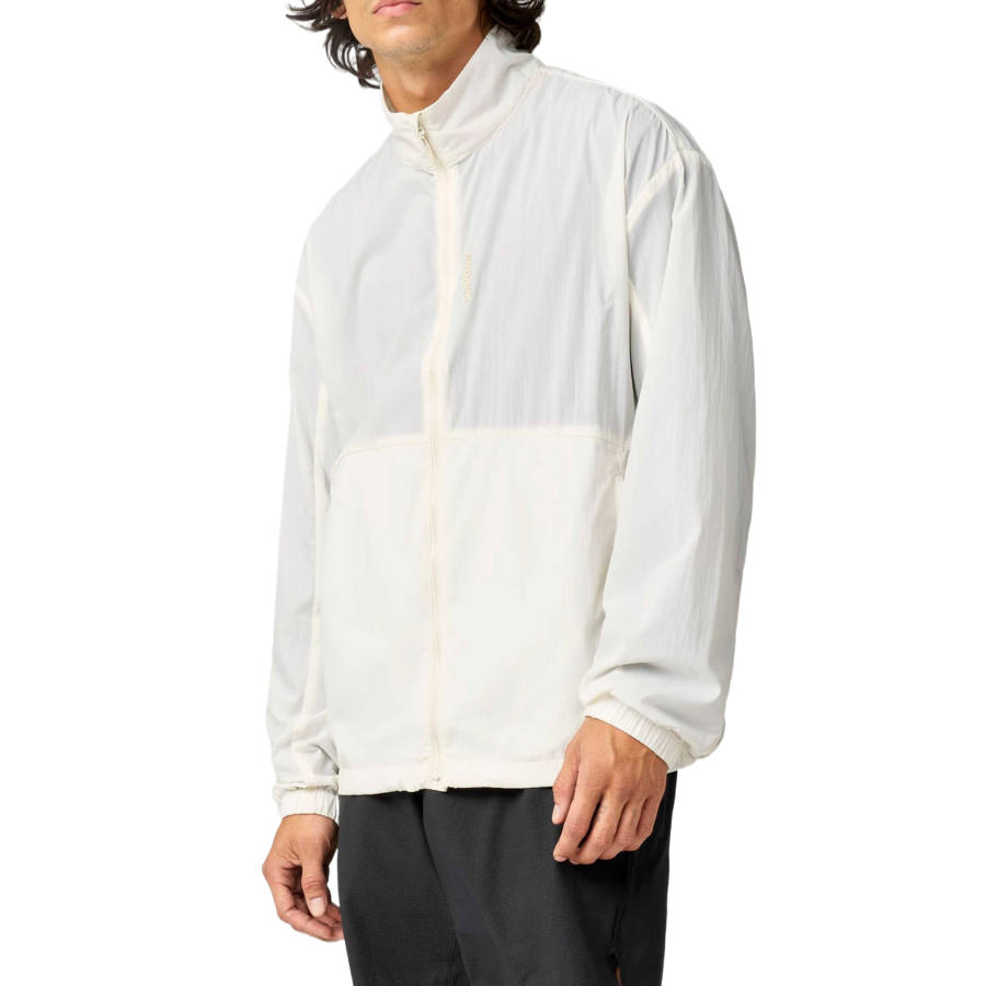 Brooks Brooks Running Jackets Unisex Bone Stand Collar Moderate