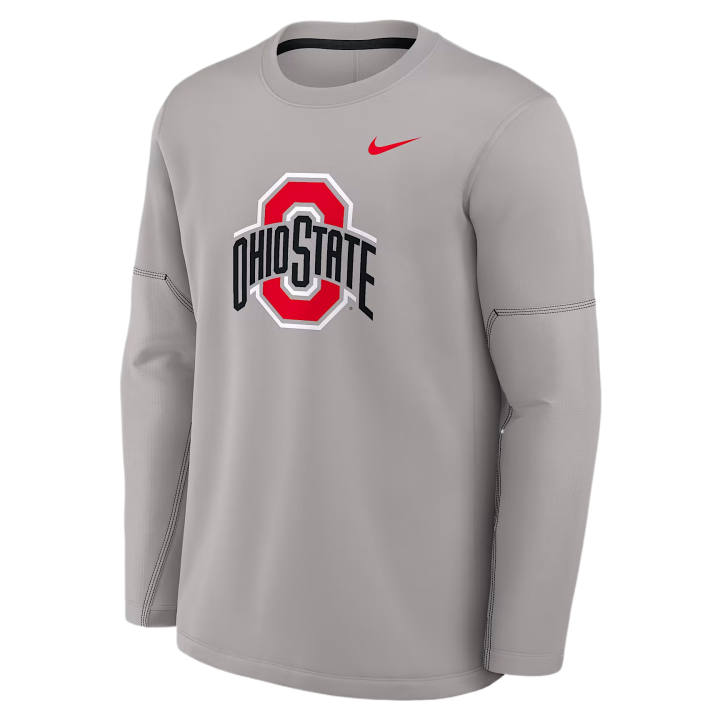 Nike Nike T Shirts Men's Tin Gray/Black Crew Neck Moderate Straight Fit