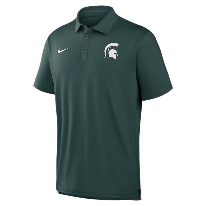 Nike Nike Polo Shirts Men's Profession Green/White Polo Collar Moderate Straight Fit