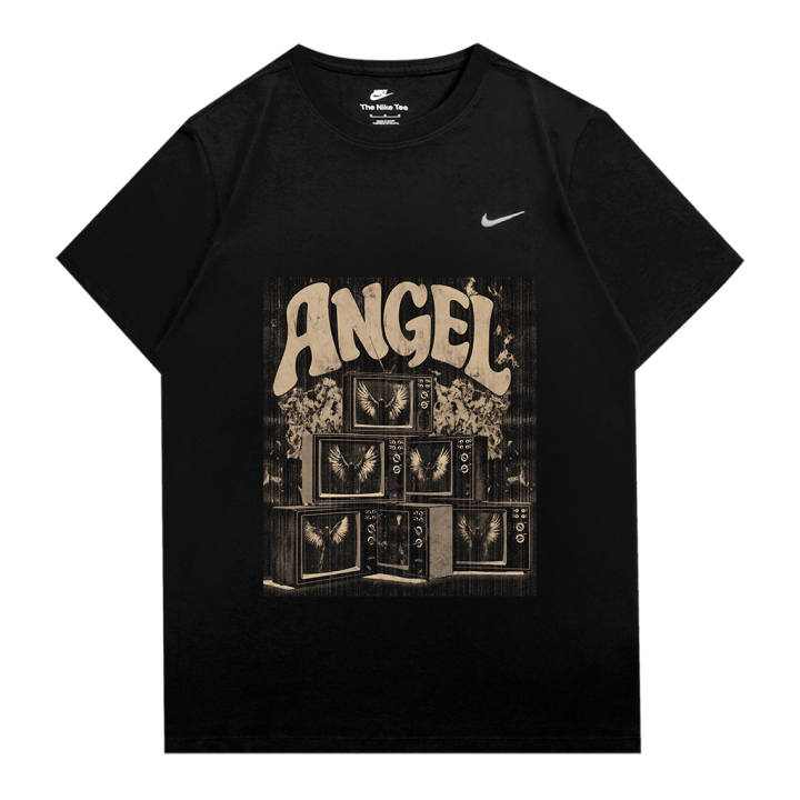 Nike Nike Sportswear T Shirts Unisex Black Crew Neck Moderate
