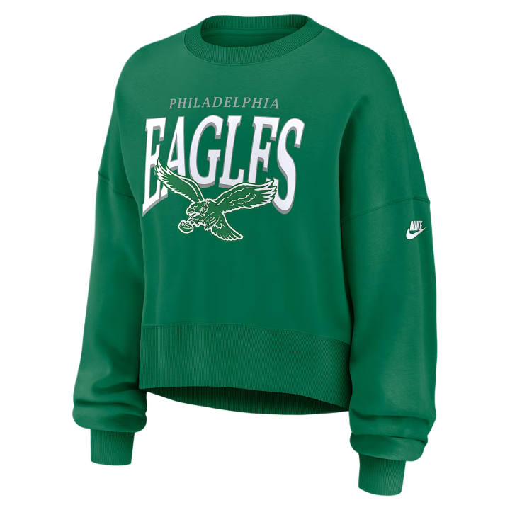 Nike Nike NFL Sweatshirts Women's Kelly Green Crew Neck Moderate