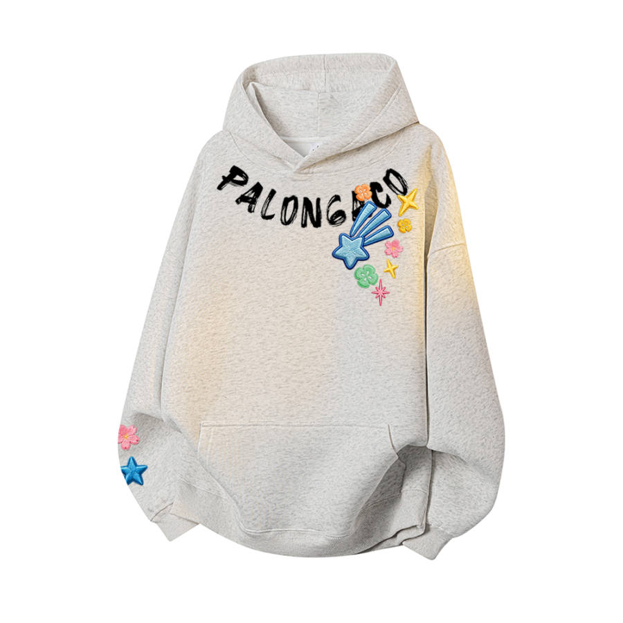 PAL ONGACO Sweatshirts Unisex Hooded Non Detachable Moderate Straight Fit
