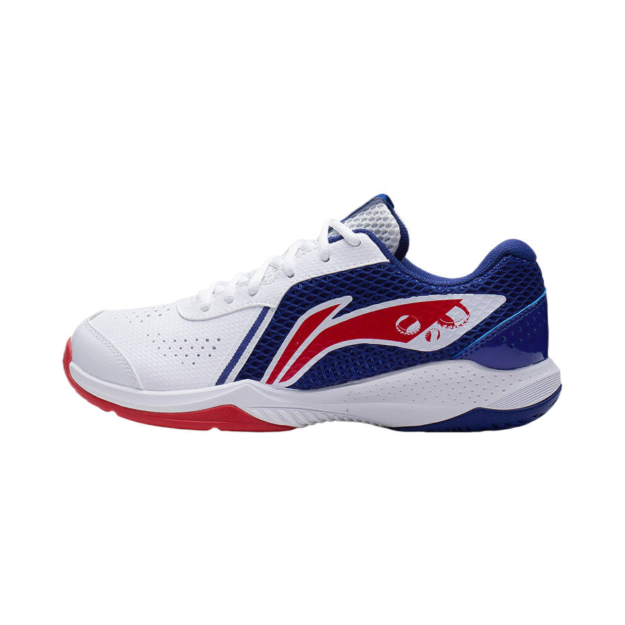 Li-Ning Li Ning Thunder LITE Badminton Shoes Unisex Low Top Standard White/mineral Blue