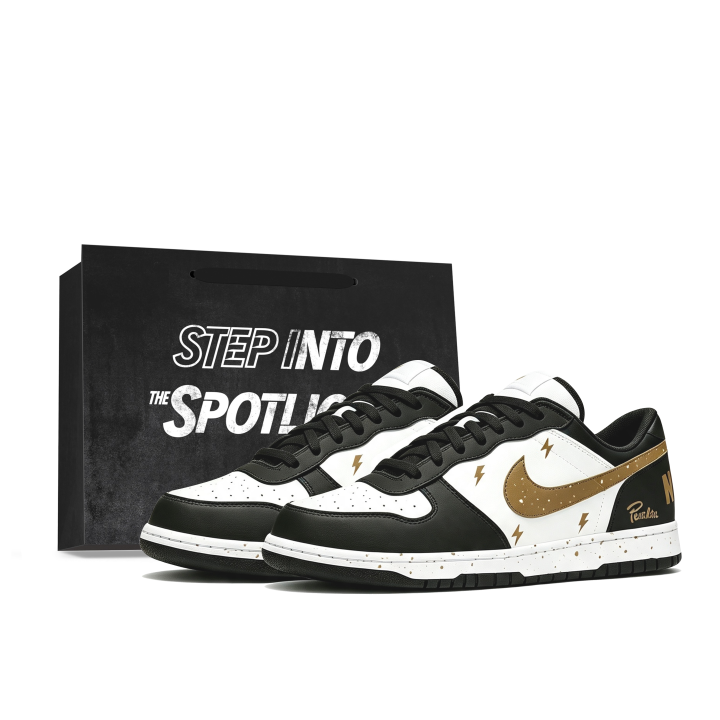 Nike Nike Dunk Skateboard Shoes Men's Low Top Black/Gold
