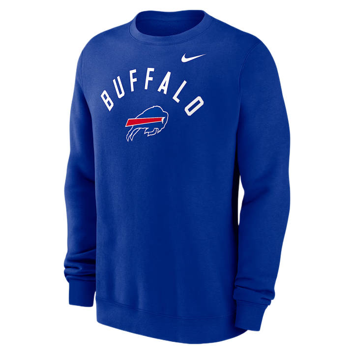 Nike Nike NFL Sweatshirts Men's Royal Crew Neck Moderate