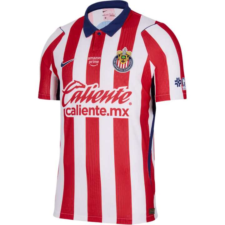Nike Nike Soccer Jerseys Men's White/Speed Red/Loyalty Blue Lapel Moderate