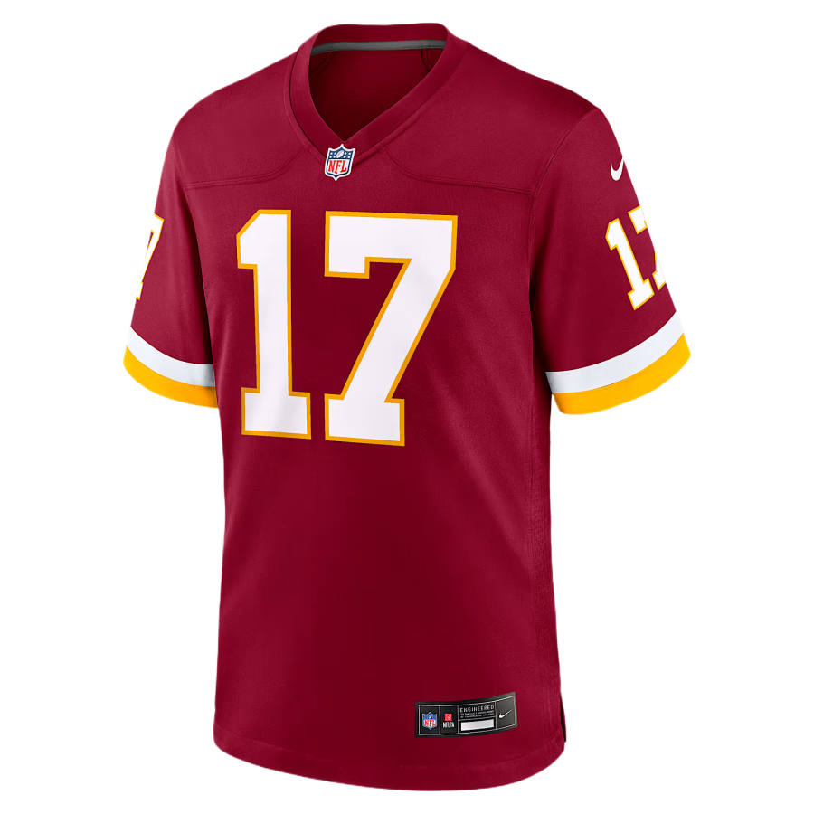 Nike Nike NFL Rugby Jerseys Men's Burgundy Red V Neck Moderate