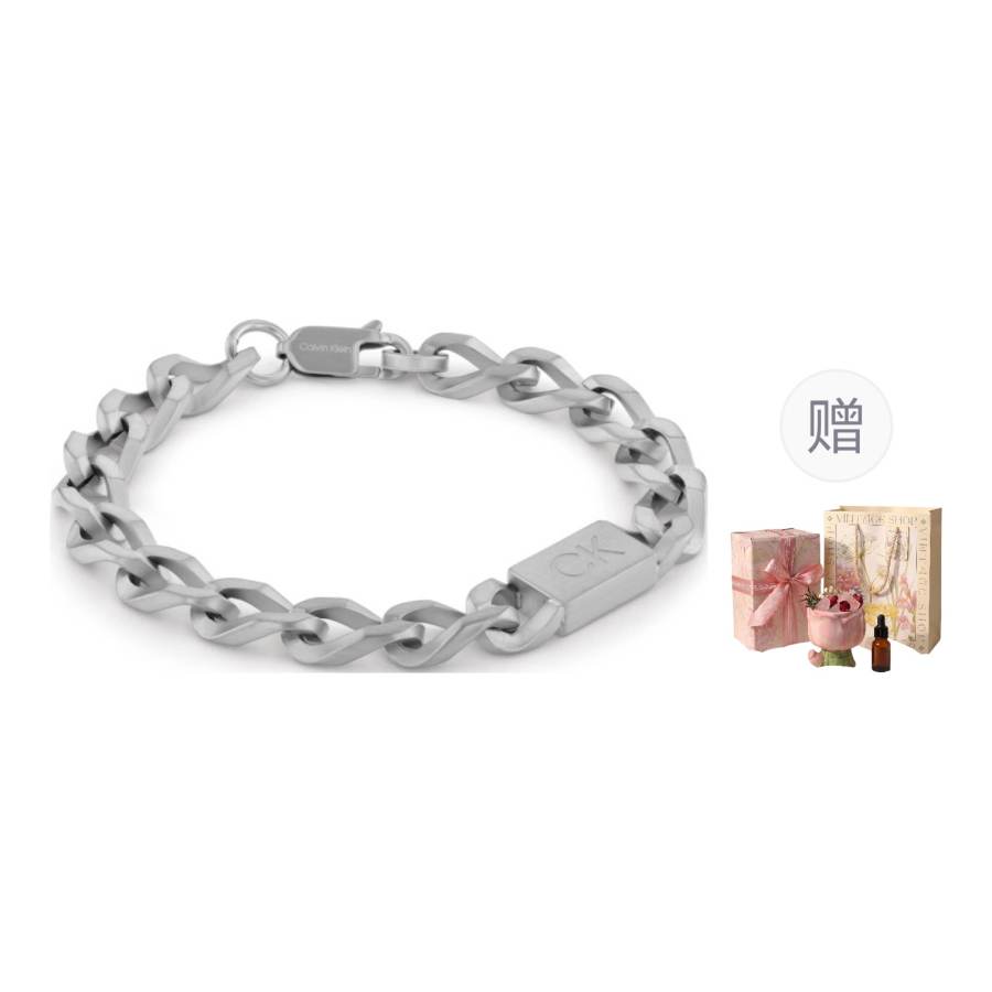 CALVIN KLEIN 316L Stainless Steel Instagram Style, Niche Luxury, Premium Aesthetic Versatile, Trendy Bracelet Men's
