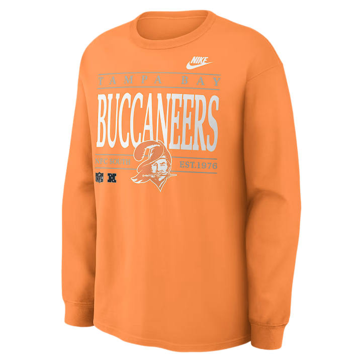 Nike Nike NFL T Shirts Men's Orange Crew Neck Moderate