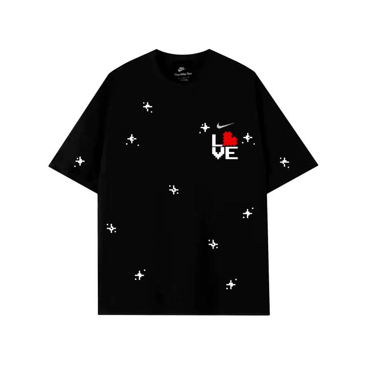 Nike Nike Sportswear T Shirts Unisex Black Crew Neck Thin Straight Fit