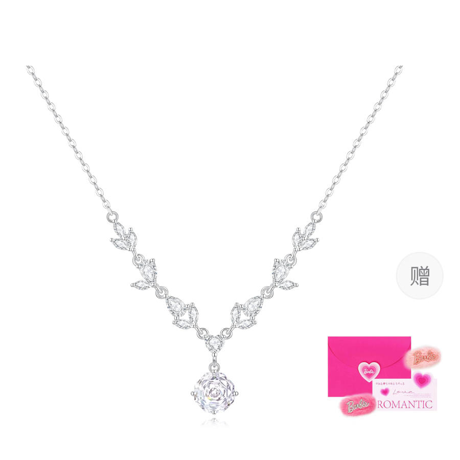 Barbie Crystal Necklaces Women's