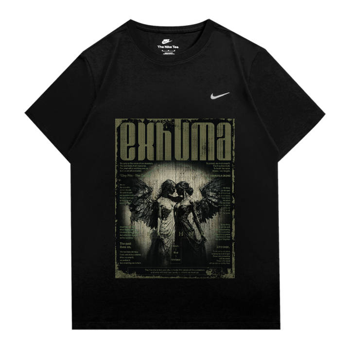 Nike Nike Sportswear T Shirts Unisex Black Crew Neck Moderate Straight Fit