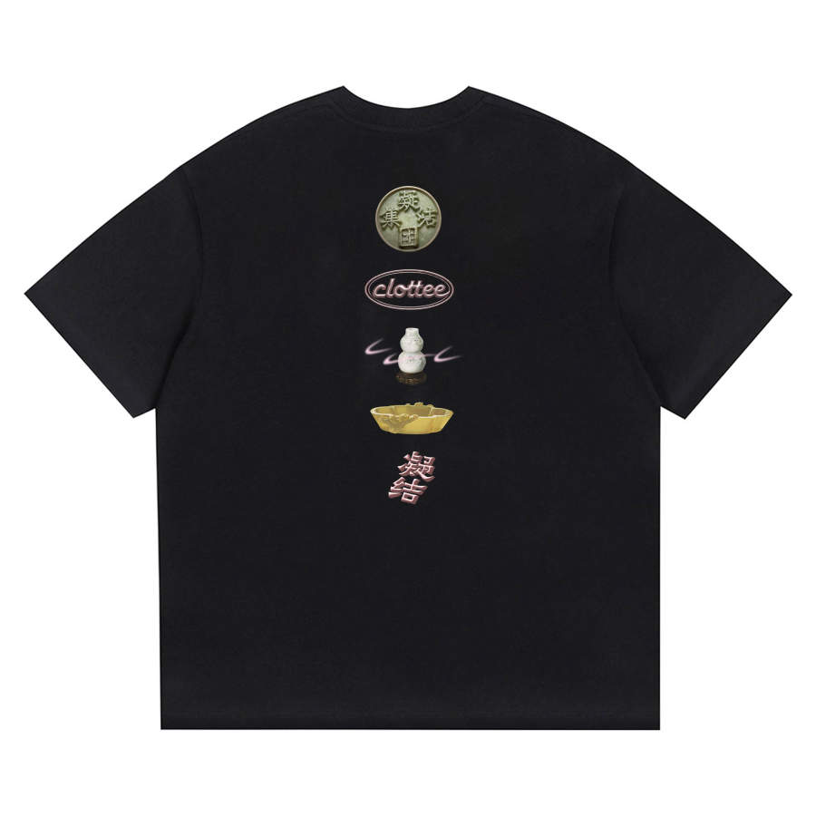 CLOT T Shirts Unisex Crew Neck Moderate Straight Fit