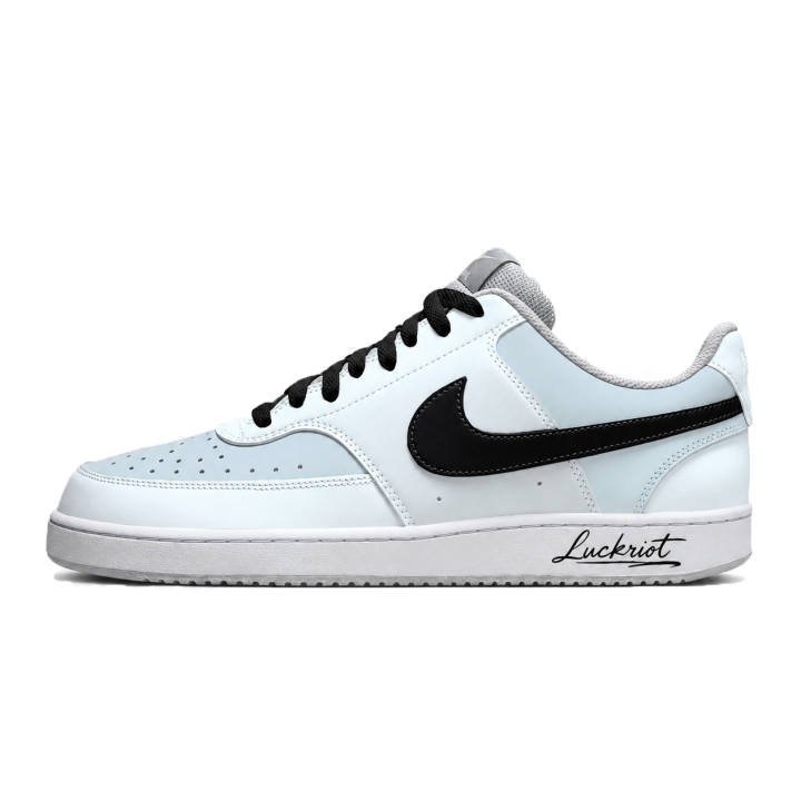 Nike Nike Court Vision 1 Skateboard Shoes Men's Low Top Light Blue