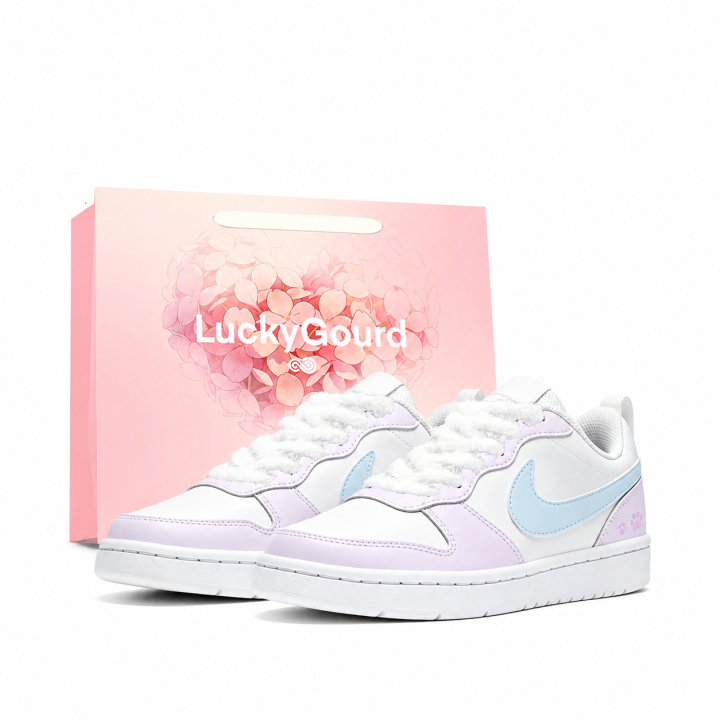 Nike Nike Court Borough Skateboard Shoes Women's Low Top Blue
