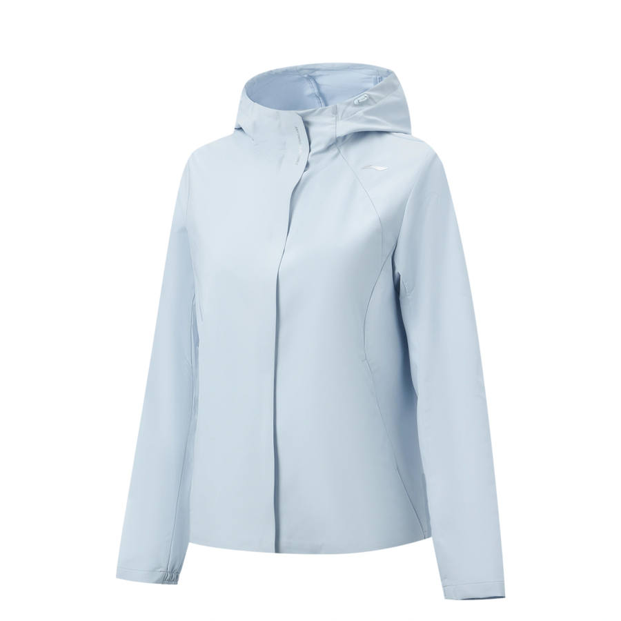 Li-Ning Li Ning Jackets Women's Cloud Blue Hooded Non Detachable Moderate
