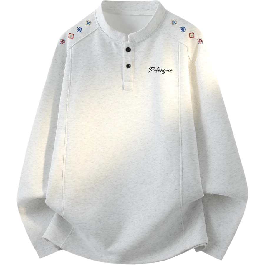 PAL ONGACO T Shirts Unisex Henry Collar Moderate