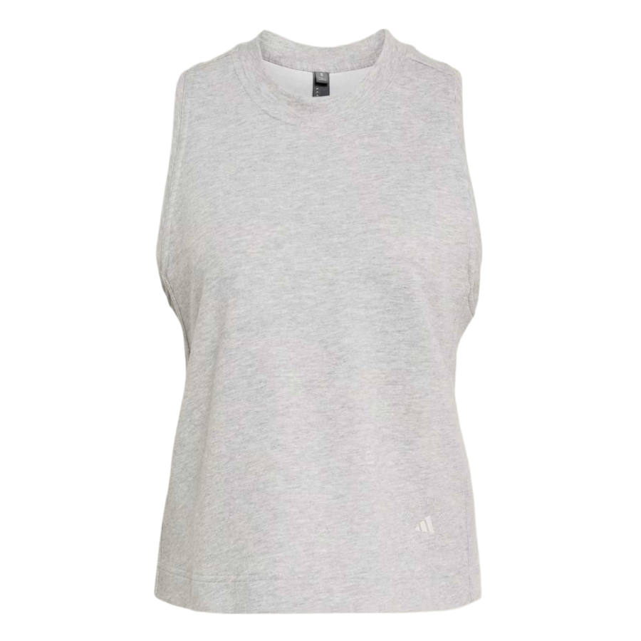 Adidas Adidas X Stella McCartney Collaboration Collection Tank Tops Women's Medium Gray Heather Gray/Track Gray Crew Neck Moderate
