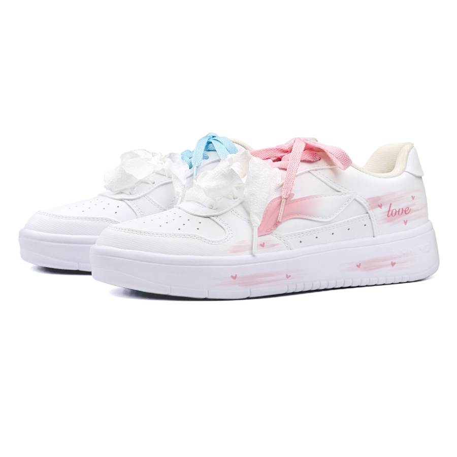 Li-Ning Li Ning Floating Boat Skateboard Shoes Unisex Low Top Pink/White/Blue