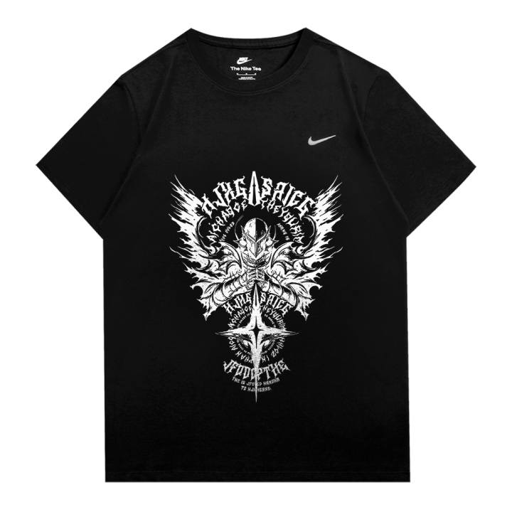 Nike Nike Sportswear T Shirts Unisex Black Crew Neck Moderate