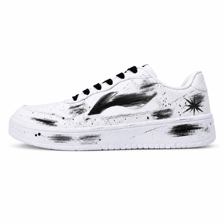 Li-Ning Li Ning Floating Boat Skateboard Shoes Men's Low Top Black/White
