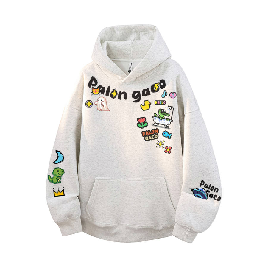 PAL ONGACO Sweatshirts Unisex Hooded Non Detachable Moderate Straight Fit