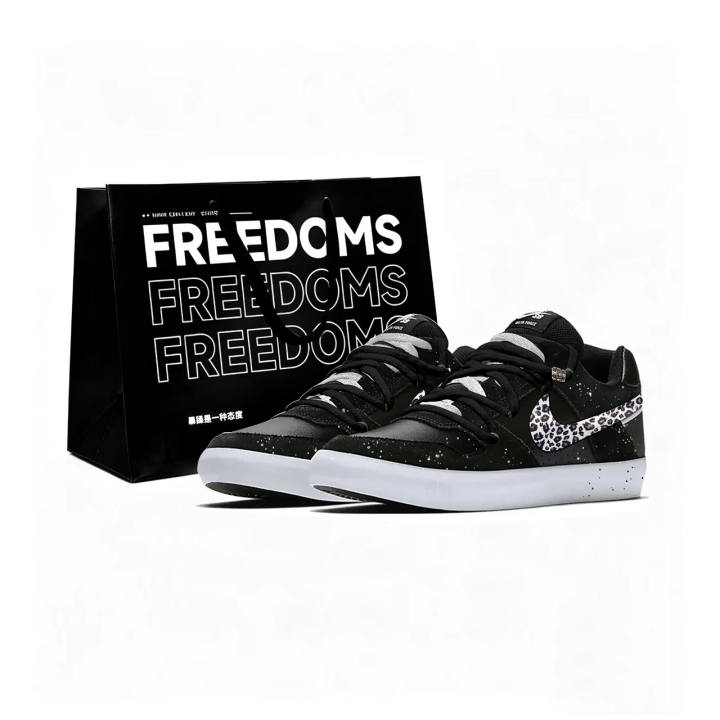 Nike Nike SB Delta Skateboard Shoes Unisex Low Top Black White