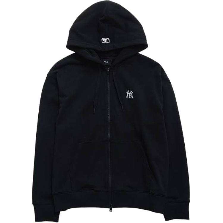 MLB Sweatshirts Unisex New York Yankees/Black Hooded Non Detachable Moderate